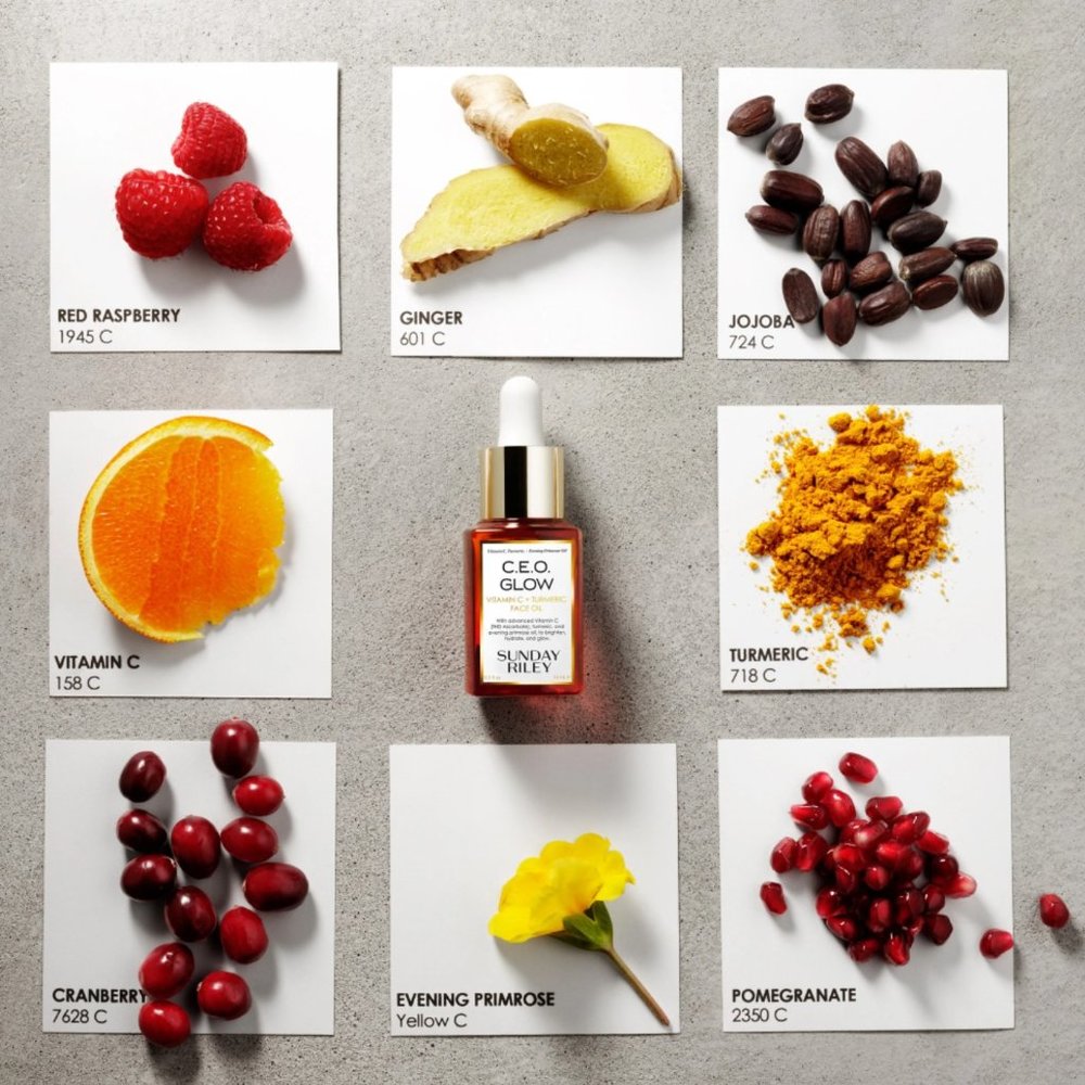 Sunday Riley CEO Glow Vitamin C + Tumeric Face Oil - WORTH $40 - .5 fl oz/15 ml